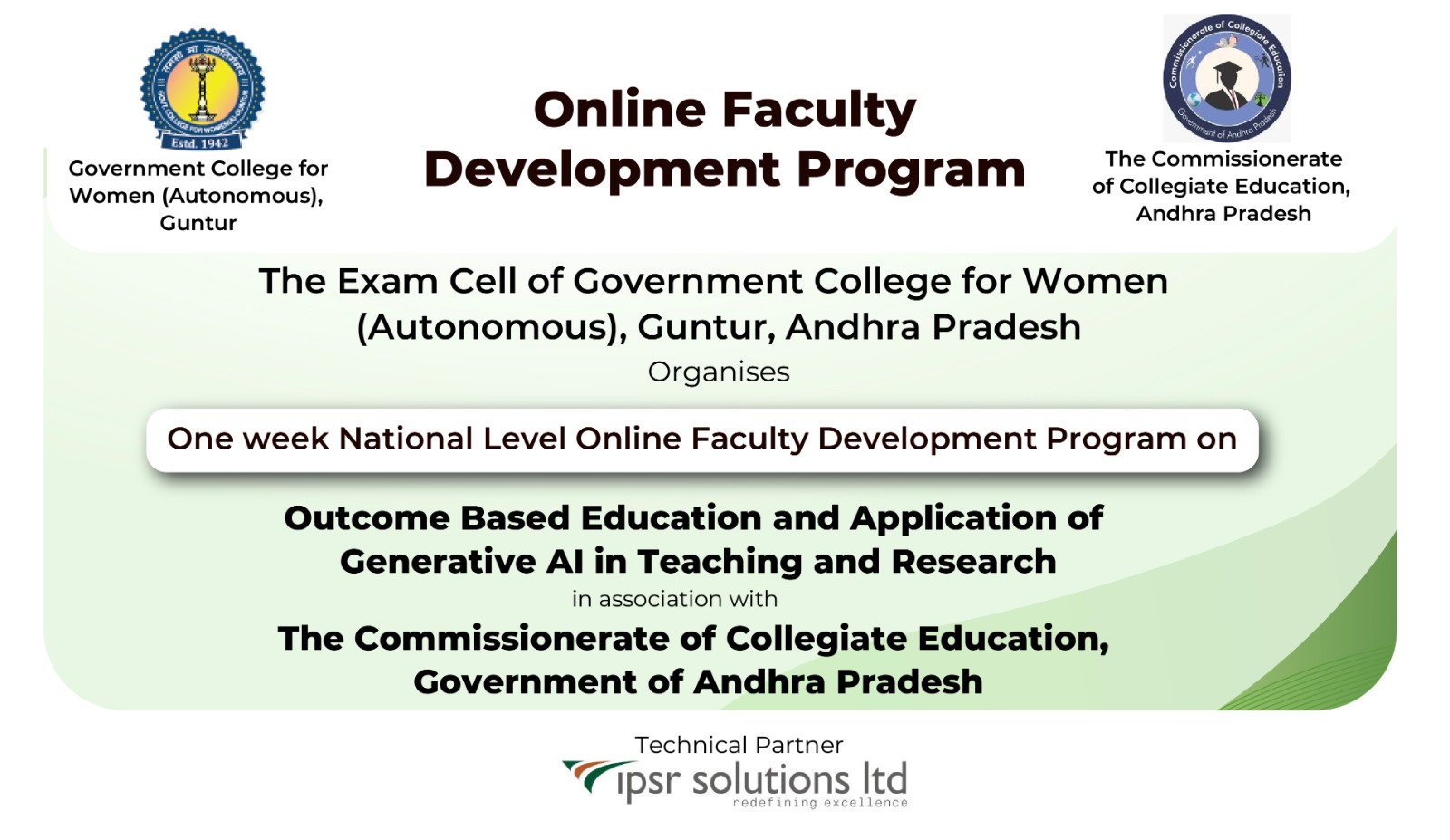 national-level-fdp-on-obe-and-application-of-generative-ai-in-teaching-and-research-government-college-for-women-autonomous-guntur
